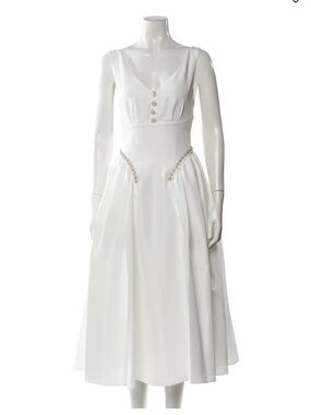 self portrait white beaded sequin maxi dress White Sequin Lace Tiered Maxi Dress  self-portrait-US